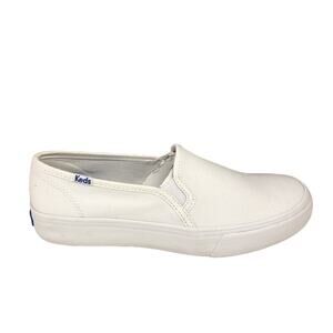 "Keds Double Decker Women's Canvas Sneakers, Size 9.5M, White"